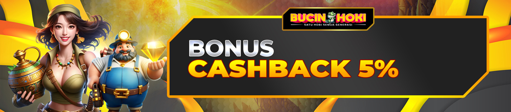 BONUS CASHBACK ALL GAMES 5%